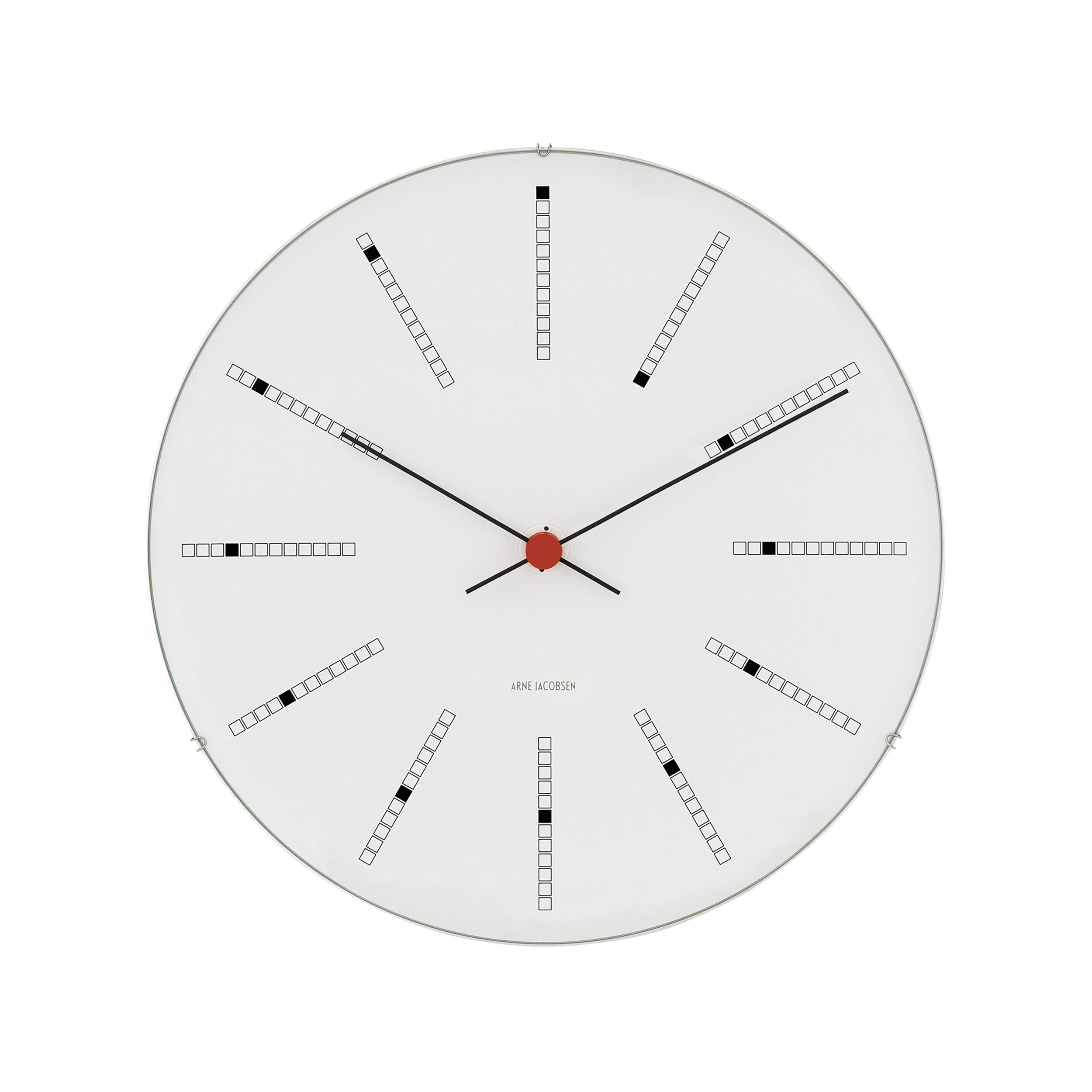 Rosendahl Timepieces Arne Jacobsen Wanduhr Bankers  weiß