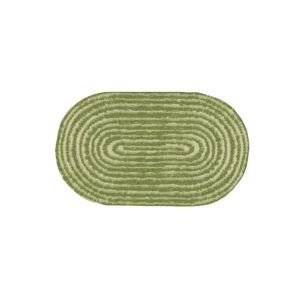 Salonloewe Wohnmatte by Efia Damaris Sauberlaufmatte und Fußmatte oval  grün