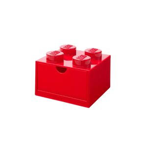 Room Copenhagen LEGO® Desk Drawer Aufbewahrungsbox Brick 4  rot