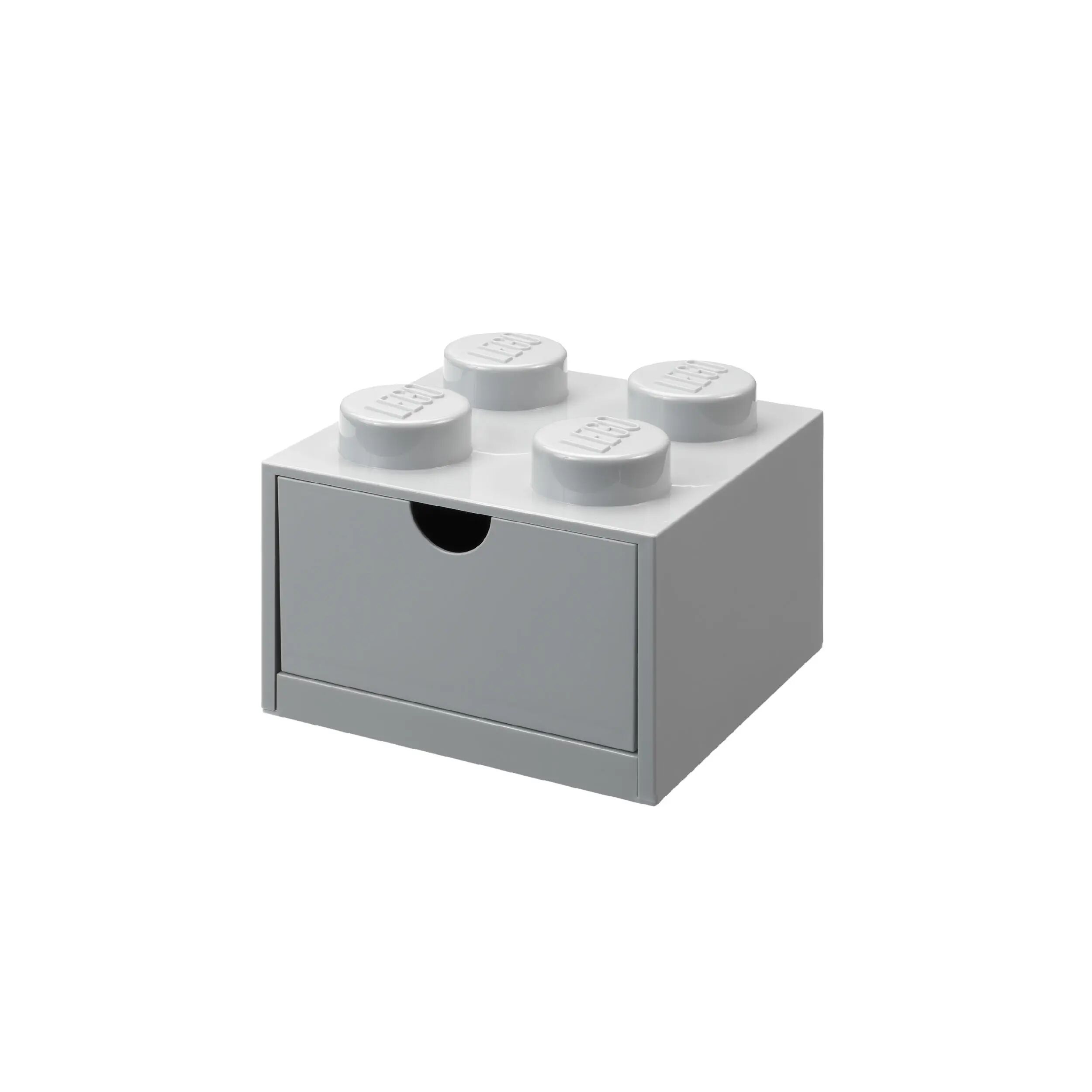 Room Copenhagen LEGO® Desk Drawer Aufbewahrungsbox Brick 4  grau
