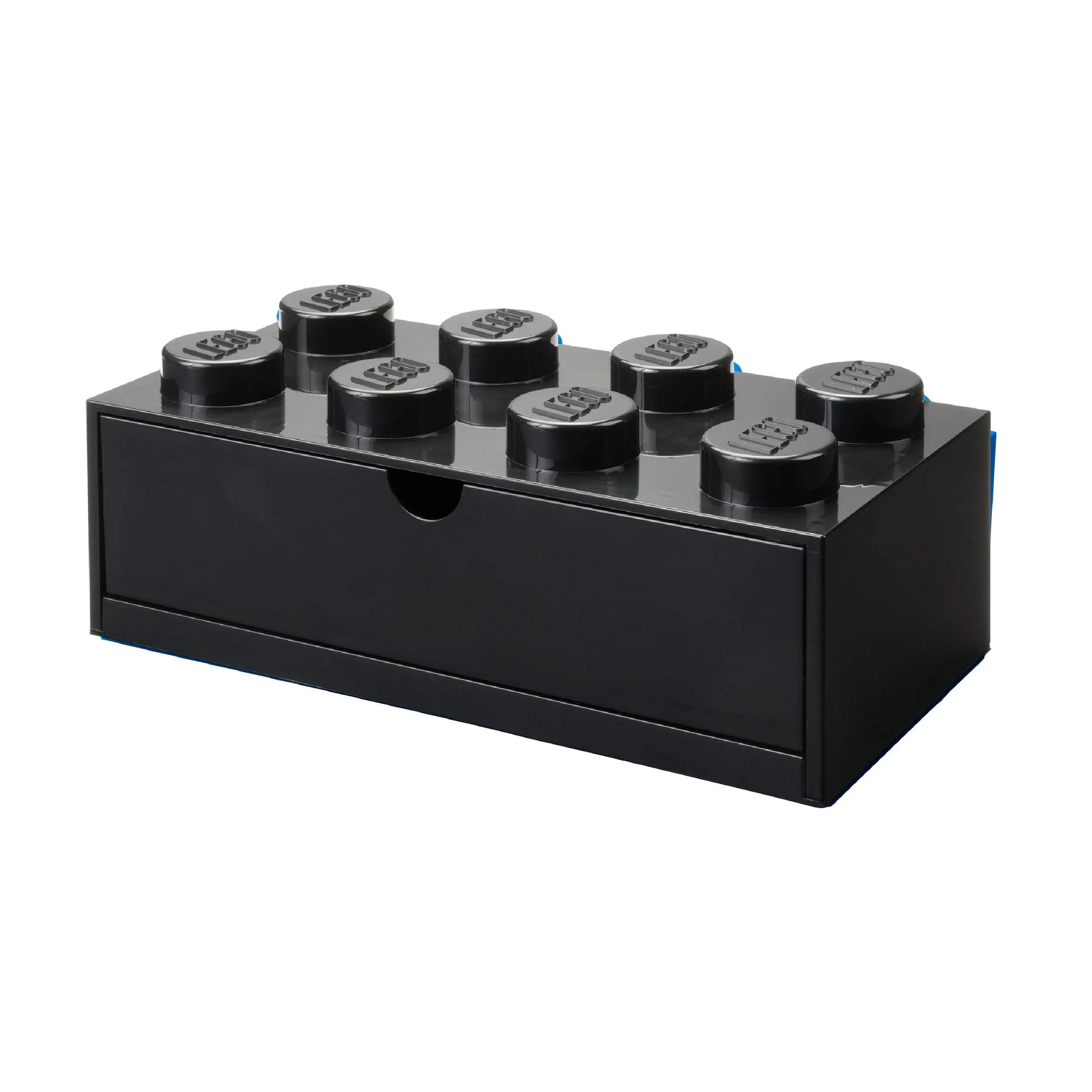 Room Copenhagen LEGO® Desk Drawer Aufbewahrungsbox Brick 8  schwarz