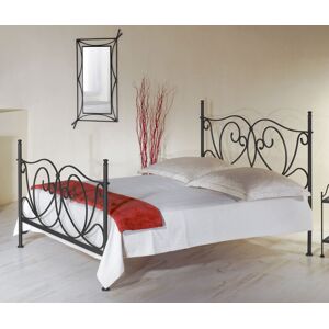 Bett handgeschmiedet San Pedro - 180x200 cm - weiß