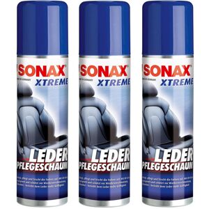 3x 250ml Sonax Xtreme Lederpflegeschaum Nanopro Lederreiniger Pflege Glattleder: Sonax: 02891000 (289100) 3x 250ml Sonax Xtreme Lederpflegeschaum Nanopro Lederreiniger Pflege Glattleder: Sonax: 02891000 (289100)