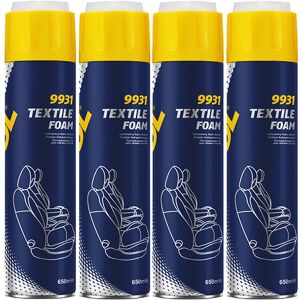 4x 650ml Textil Schaum Foam Reiniger Sitze Türen Polsterreiniger Teppich: 4x 650ml Textil Schaum Foam Reiniger Sitze Türen Polsterreiniger Teppich: