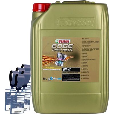 Castrol EDGE Turbo Diesel 5W-40 - 20L - VW 505.00 - Motoröl Castrol EDGE Turbo Diesel 5W-40 - 20L - VW 505.00 - Motoröl