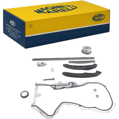 Magneti Marelli 341500001210 Steuerkettensatz - Leise, mit Ölpumpenkette Magneti Marelli 341500001210 Steuerkettensatz - Leise, mit Ölpumpenkette