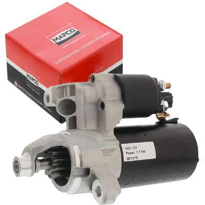 MAPCO 13263 Anlasser - 12V, 1,7kW, 10 Zähne, 2 Befestigungsbohrungen MAPCO 13263 Anlasser - 12V, 1,7kW, 10 Zähne, 2 Befestigungsbohrungen
