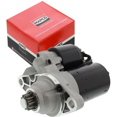 Mapco Anlasser - 12V 1,1kW Gegen den Uhrzeigersinn - 10 Zähne - 76,2mm Flansch - Fahrzeugersatz Mapco Anlasser - 12V 1,1kW Gegen den Uhrzeigersinn - 10 Zähne - 76,2mm Flansch - Fahrzeugersatz