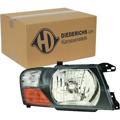 Diederichs Mitsubishi Pajero Scheinwerfer - Links, H4, Schwarz Diederichs Mitsubishi Pajero Scheinwerfer - Links, H4, Schwarz