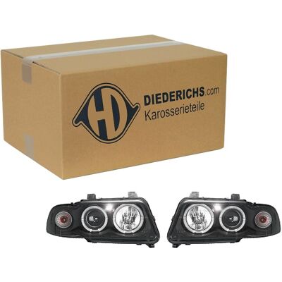Diederichs Tuning H1 Scheinwerfer Satz Klarglas Schwarz Passend Für Audi A4: Diederichs Tuning H1 Scheinwerfer Satz Klarglas Schwarz Passend Für Audi A4: