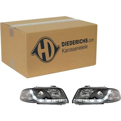 Diederichs Tuning H1 Scheinwerfer Satz Klarglas Schwarz Passend Für Audi A4: Diederichs Tuning H1 Scheinwerfer Satz Klarglas Schwarz Passend Für Audi A4: