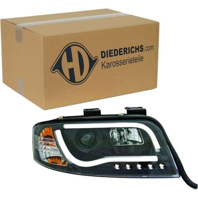 Diederichs Tuning H7/h1 Scheinwerfer Satz Klarglas Schwarz Passend Für Audi A6: Diederichs Tuning H7/h1 Scheinwerfer Satz Klarglas Schwarz Passend Für Audi A6: