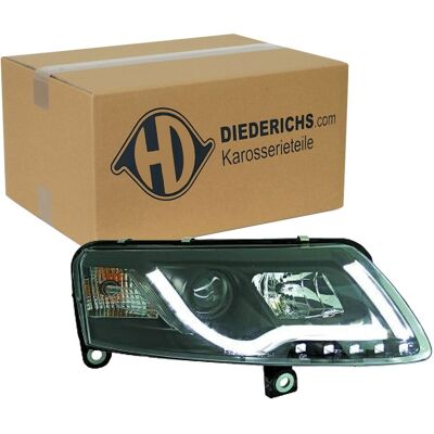 Diederichs Tuning H7/h1 Scheinwerfer Satz Klarglas Schwarz Passend Für Audi A6: Diederichs Tuning H7/h1 Scheinwerfer Satz Klarglas Schwarz Passend Für Audi A6:
