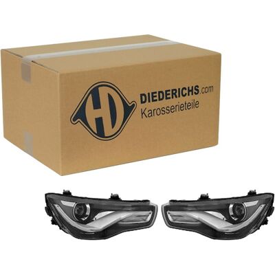 Diederichs Tuning H7 Scheinwerfer Satz Schwarz Links Rechts Passend Für Audi: Diederichs Tuning H7 Scheinwerfer Satz Schwarz Links Rechts Passend Für Audi: