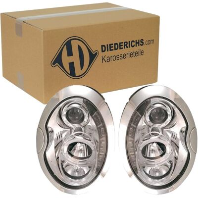 Diederichs Tuning H1 Scheinwerfer Satz Chrom Klarglas Passend Für Mini 1205285: Diederichs Tuning H1 Scheinwerfer Satz Chrom Klarglas Passend Für Mini 1205285: