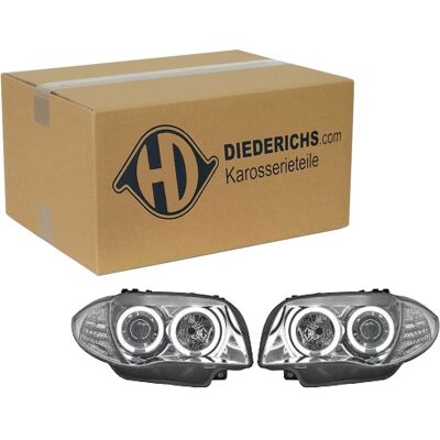 Diederichs Hd Tuning H7/h7 Scheinwerfer Satz Chrom Passend Für Bmw 1 1280681: Diederichs Hd Tuning H7/h7 Scheinwerfer Satz Chrom Passend Für Bmw 1 1280681: