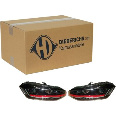 Diederichs Tuning H7 Scheinwerfer Satz Rot Klarglas Passend Für Vw Polo: Diederichs Tuning H7 Scheinwerfer Satz Rot Klarglas Passend Für Vw Polo: