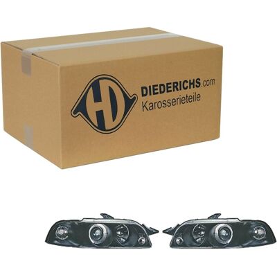 Diederichs Tuning H1 Scheinwerfer Satz Klarglas Schwarz Passend Für Fiat Punto: Diederichs Tuning H1 Scheinwerfer Satz Klarglas Schwarz Passend Für Fiat Punto: