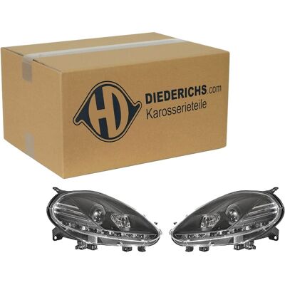 Diederichs Tuning Scheinwerfer Satz Schwarz Passend Für Abarth Punto Fiat Punto: Diederichs Tuning Scheinwerfer Satz Schwarz Passend Für Abarth Punto Fiat Punto: