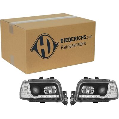 Diederichs Tuning H1 Scheinwerfer Satz Klarglas Schwarz Passend Für Renault Clio: Diederichs Tuning H1 Scheinwerfer Satz Klarglas Schwarz Passend Für Renault Clio: