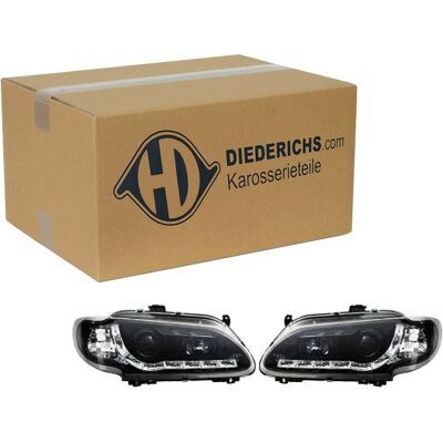 Diederichs Tuning H1 Scheinwerfer Satz Schwarz Passend Für Renault Megane: Diederichs Tuning H1 Scheinwerfer Satz Schwarz Passend Für Renault Megane: