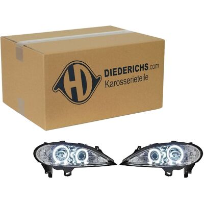 Diederichs Tuning H1 Scheinwerfer Satz Chrom Klarglas Passend Für Renault Megane: Diederichs Tuning H1 Scheinwerfer Satz Chrom Klarglas Passend Für Renault Megane: