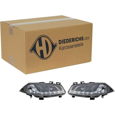 Diederichs Tuning H1 Scheinwerfer Satz Schwarz Passend Für Renault Megane: Diederichs Tuning H1 Scheinwerfer Satz Schwarz Passend Für Renault Megane: