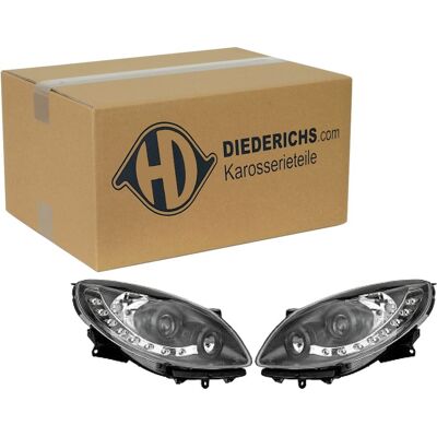 Diederichs Tuning H1 Scheinwerfer Satz Schwarz Passend Für Renault Twingo: Diederichs Tuning H1 Scheinwerfer Satz Schwarz Passend Für Renault Twingo: