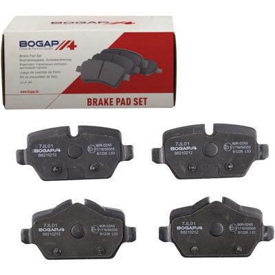 Bogap Bremsbeläge Satz Hinterachse Passend Für Bmw 1 3 Mini B8210212: Bremsbelagsatz, Scheibenbremse Bmw: 34121288889 Bogap: B8210212 Bosch: 098649426 Bogap Bremsbeläge Satz Hinterachse Passend Für Bmw 1 3 Mini B8210212: Bremsbelagsatz, Scheibenbremse Bmw: 34121288889 Bogap: B8210212 Bosch: 098649426