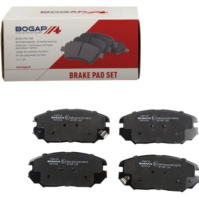 Bogap Bremsbeläge Satz Vorne Passend Für Daewoo Korando Musso Hyundai Coupe Elan: Bremsbelagsatz, Scheibenbremse A.b.s.: 37505 A.b.s.: 37525 Abakus: 2 Bogap Bremsbeläge Satz Vorne Passend Für Daewoo Korando Musso Hyundai Coupe Elan: Bremsbelagsatz, Scheibenbremse A.b.s.: 37505 A.b.s.: 37525 Abakus: 2