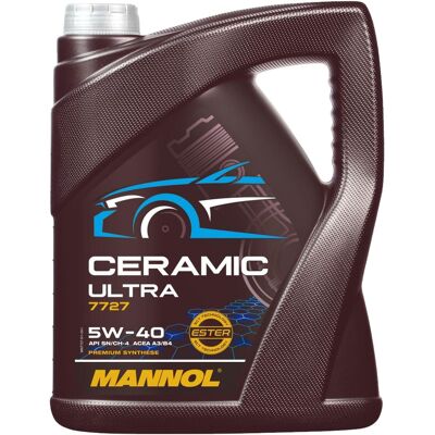 SCT - MANNOL 1x5l Mannol Ceramic Ultra 5w40 Motoröl Pasend Für Mb 229.5 Vw 502.00 Rn 07110: Mn7727-5 Mannol SCT - MANNOL 1x5l Mannol Ceramic Ultra 5w40 Motoröl Pasend Für Mb 229.5 Vw 502.00 Rn 07110: Mn7727-5 Mannol
