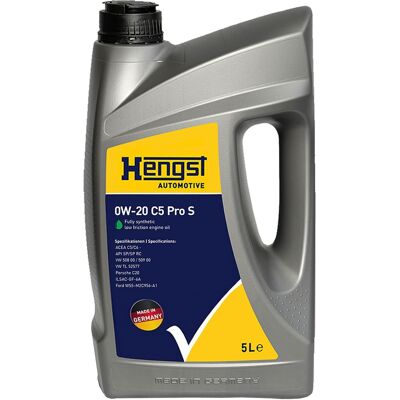 HENGST FILTER 1x5l Hengst 0w20 C5 Pro S Motoröl Passend Für Vw 508/509.00 Porsche C 20 Api Sn: HENGST FILTER 1x5l Hengst 0w20 C5 Pro S Motoröl Passend Für Vw 508/509.00 Porsche C 20 Api Sn: