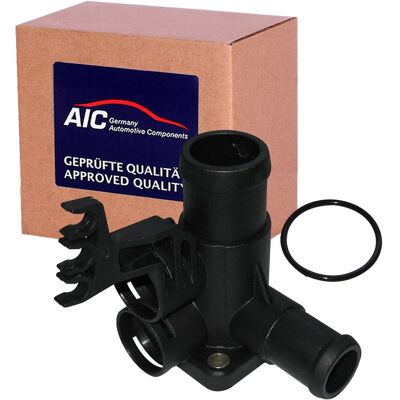 AIC 82715 - Kühlmittelflansch mit Dichtring für Audi 100, 80, A6 Cabriolet, Coupé AIC 82715 - Kühlmittelflansch mit Dichtring für Audi 100, 80, A6 Cabriolet, Coupé