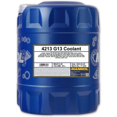 SCT GERMANY 20 Liter Mannol Ag13 Grün Kühlmittel SCT GERMANY 20 Liter Mannol Ag13 Grün Kühlmittel