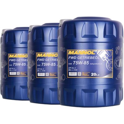 SCT GERMANY 3x20 Liter Getriebeöl Sae 75w-85 Api Gl4 Schaltgetriebe Öl Mil-l-2015: SCT GERMANY 3x20 Liter Getriebeöl Sae 75w-85 Api Gl4 Schaltgetriebe Öl Mil-l-2015: