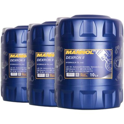 Hausmarke 3x10 Liter Mannol Dexron Ii Automatik Getriebeöl Atf Öl Servolenkung: Hausmarke 3x10 Liter Mannol Dexron Ii Automatik Getriebeöl Atf Öl Servolenkung: