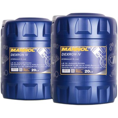 Hausmarke 2x 20l Mannol Atf Automatik Getriebeöl Passend Für Opel Ford Dexron Vi 6: Hausmarke 2x 20l Mannol Atf Automatik Getriebeöl Passend Für Opel Ford Dexron Vi 6: