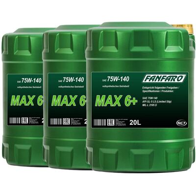Fanfaro - MAX 6+ - 75W-140 - GL-5 - Gear Oil Fanfaro - MAX 6+ - 75W-140 - GL-5 - Gear Oil