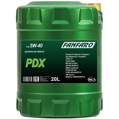Fanfaro Profi Line PDX 5W-40 Motoröl - Motoröl Fanfaro Profi Line PDX 5W-40 Motoröl - Motoröl