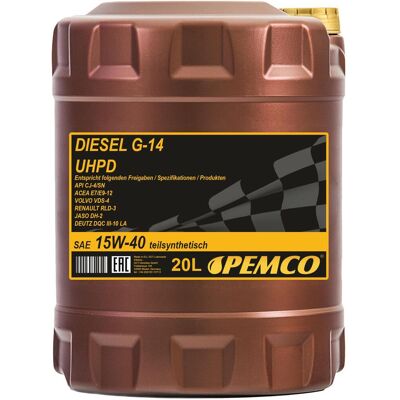 Pemco Truck Uhpd Diesel G-14 15W-40 Synthetisches Motoröl - LKW Motoröl Pemco Truck Uhpd Diesel G-14 15W-40 Synthetisches Motoröl - LKW Motoröl