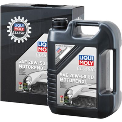1x 5l Liqui Moly Motoröl Classic Sae 20w-50 Hd Passend Für Api Sc/cc/sd/se: 1x 5l Liqui Moly Motoröl Classic Sae 20w-50 Hd Passend Für Api Sc/cc/sd/se: