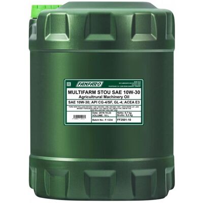 SCT - MANNOL 10 Liter Fanfaro Mehrzweck-öl Stou Multifarm 10w30 Acea E3 Api Gl-4 Allison C-4: SCT - MANNOL 10 Liter Fanfaro Mehrzweck-öl Stou Multifarm 10w30 Acea E3 Api Gl-4 Allison C-4: