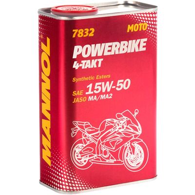 MANNOL 1L Powerbike Motoröl 15W-50 - Motorradöl Scooter MANNOL 1L Powerbike Motoröl 15W-50 - Motorradöl Scooter