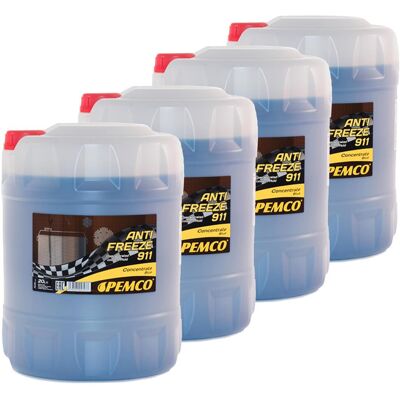 4x20l Pemco Antifreeze 911 Frostschutzmittel Blau Passend Für Tl774c Gs94000: 4x20l Pemco Antifreeze 911 Frostschutzmittel Blau Passend Für Tl774c Gs94000: