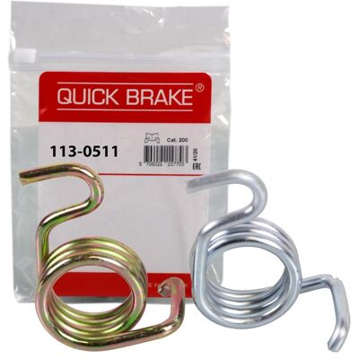 QUICK BRAKE 2x Rückhoffeder Bremssattelfedere Hinten Festellbremshebel Für Ford Scorpio I: QUICK BRAKE 2x Rückhoffeder Bremssattelfedere Hinten Festellbremshebel Für Ford Scorpio I: