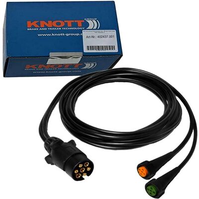 4m Knott Anschlusskabel 7-polig Multipoint 5-pol-bajonett Anhänger-kabel: Knott / Aspöck 402437.001 4m Knott Anschlusskabel 7-polig Multipoint 5-pol-bajonett Anhänger-kabel: Knott / Aspöck 402437.001