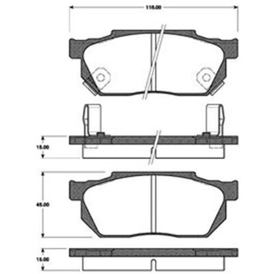Nk Bremsbeläge Satz Vorderachse Passend Für Honda Civic Crx 222613: Bremsbelagsatz, Scheibenbremse A.b.s.: 36167 A.b.s.: 36639 Abakus: 23101056 Aisin: Nk Bremsbeläge Satz Vorderachse Passend Für Honda Civic Crx 222613: Bremsbelagsatz, Scheibenbremse A.b.s.: 36167 A.b.s.: 36639 Abakus: 23101056 Aisin: