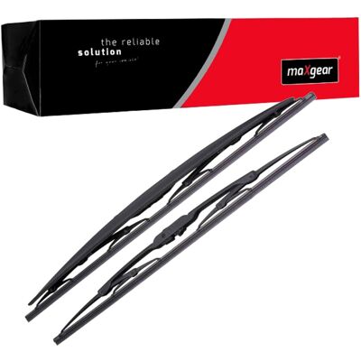 Maxgear 2x Metall-Wischblätter mit Spoiler - 530mm, 475mm Passend für Mazda, Nissan, VW Maxgear 2x Metall-Wischblätter mit Spoiler - 530mm, 475mm Passend für Mazda, Nissan, VW