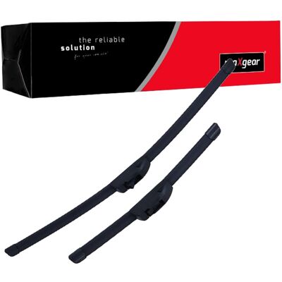 Maxgear 2er Flachbalkenwischblatt-Set 600mm 350mm Vorne für Linkslenker - Wischer Maxgear 2er Flachbalkenwischblatt-Set 600mm 350mm Vorne für Linkslenker - Wischer