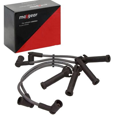 Maxgear 4 Zündkabel-Set - Widerstand, Schwarz - Zündleitungssatz für Ford, Mazda, Volvo Maxgear 4 Zündkabel-Set - Widerstand, Schwarz - Zündleitungssatz für Ford, Mazda, Volvo